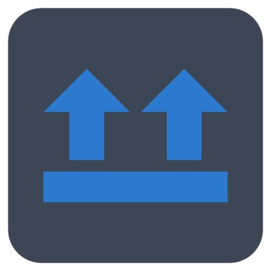 Düz kare vektör simge kadar getirmek