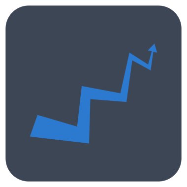 Eğri ok düz kare vektör simgesi