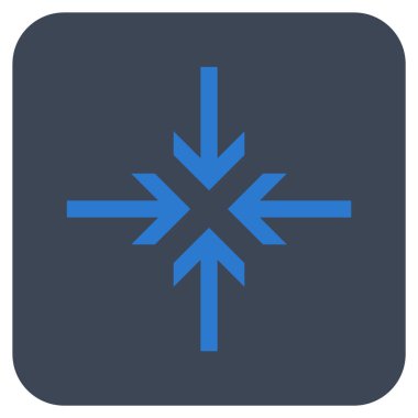 Oklar düz kare vektör simge azaltmak