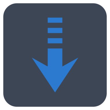 Düz kare vektör simgesi gönder