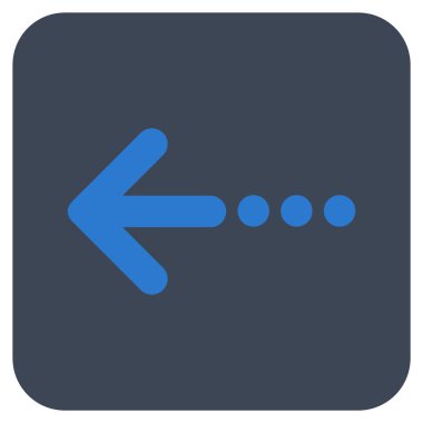 Vektör simge sol düz kare göndermek