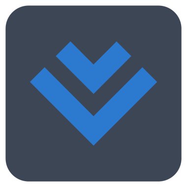 Düz kare vektör simgesi kaydır