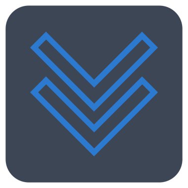 Düz kare vektör simgesi kaydır