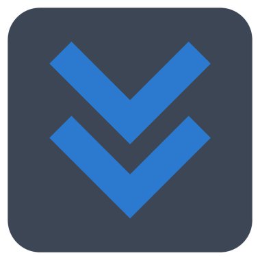 Düz kare vektör simgesi kaydır