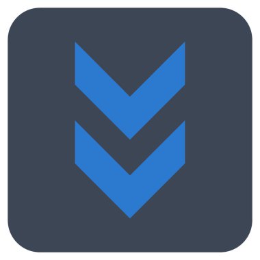 Düz kare vektör simgesi kaydır