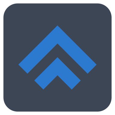 Düz kare vektör simge kayması