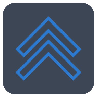 Düz kare vektör simge kayması