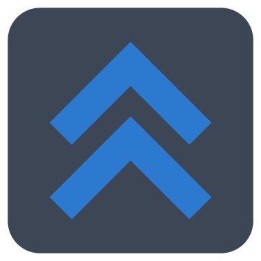 Düz kare vektör simge kayması