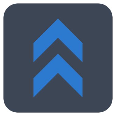 Düz kare vektör simge kayması