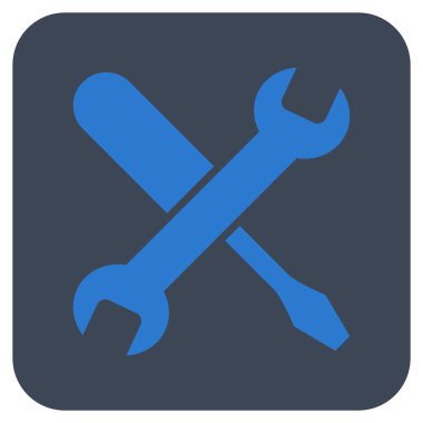 Düz kare vektör simge ayarlama