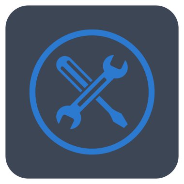 Düz kare vektör simge ayarlama