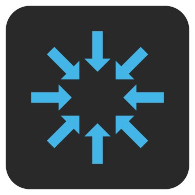 Oklar düz kare vektör simge Daralt