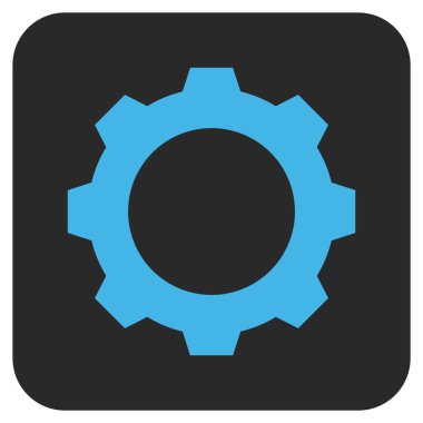 Vites düz kare vektör simgesi