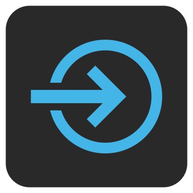 Alma düz kare vektör simgesi