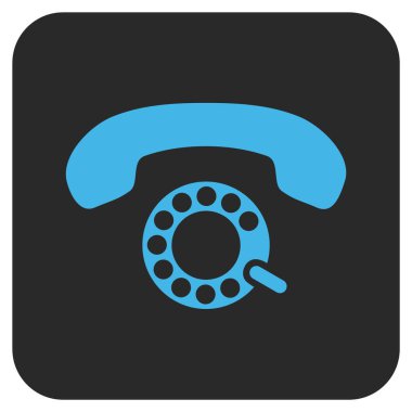 Darbe düz çevirme vektör simgesi kare