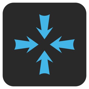 Oklar düz kare vektör simge azaltmak