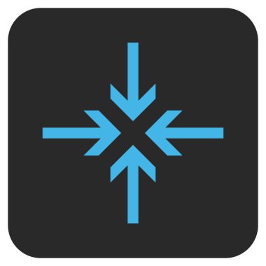 Oklar düz kare vektör simge azaltmak