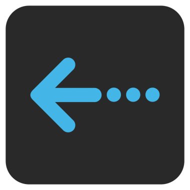 Vektör simge sol düz kare göndermek