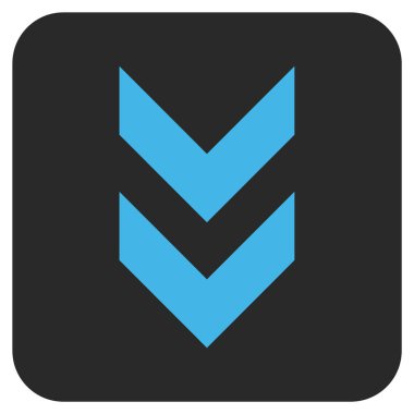 Düz kare vektör simgesi kaydır