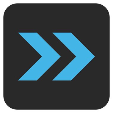 ÜST KRKT değil düz vektör simgesi kare