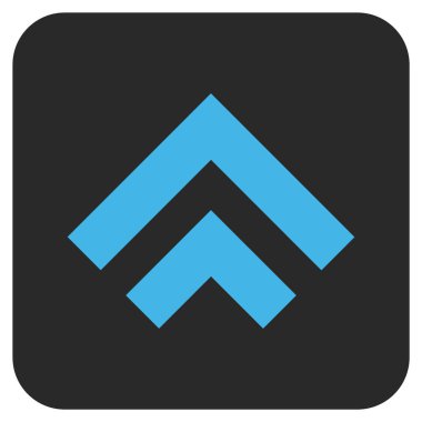 Düz kare vektör simge kayması