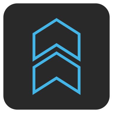 Düz kare vektör simge kayması