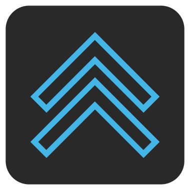 Düz kare vektör simge kayması