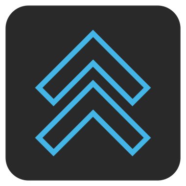 Düz kare vektör simge kayması