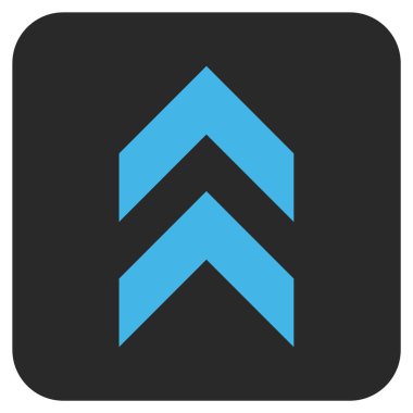 Düz kare vektör simge kayması