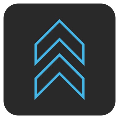 Düz kare vektör simge kayması