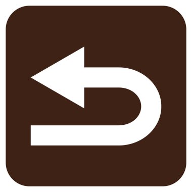 Sol düz kare vektör simge açmak