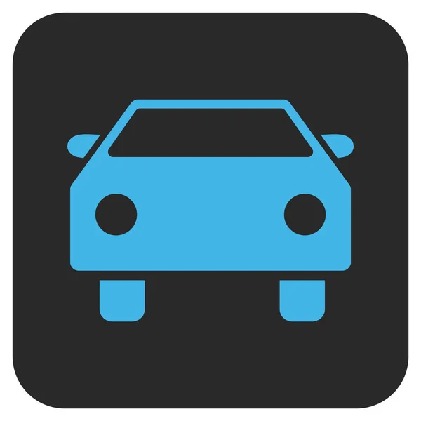 Car Flat Squared Vector Icon — Stock Vector
