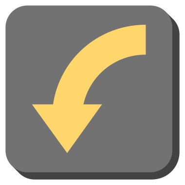 Yuvarlatılmış Kare vektör simgesi Döndür