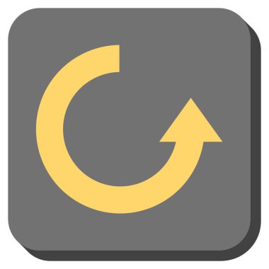 Yuvarlatılmış Kare vektör simge Döndür