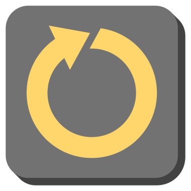 Yuvarlatılmış Kare vektör simge döndürmek