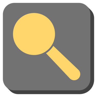 Arama aracı kare vektör simge yuvarlak