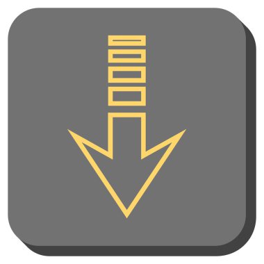 Yuvarlatılmış Kare vektör simgesi gönder