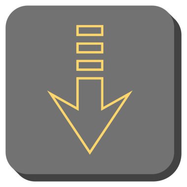 Yuvarlatılmış Kare vektör simgesi gönder