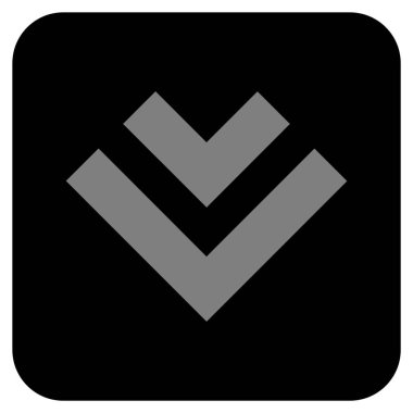 Düz kare vektör simgesi kaydır