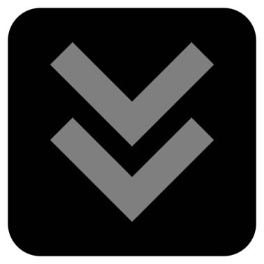 Düz kare vektör simgesi kaydır