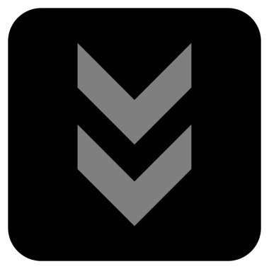 Düz kare vektör simgesi kaydır