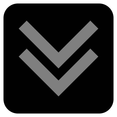 Düz kare vektör simgesi kaydır