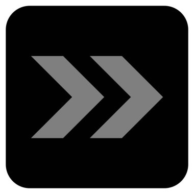 ÜST KRKT değil düz vektör simgesi kare