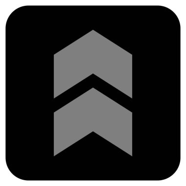 Düz kare vektör simge kayması