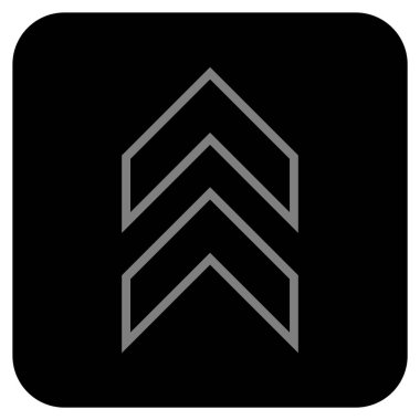 Düz kare vektör simge kayması