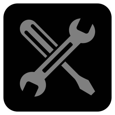 Düz kare vektör simge ayarlama