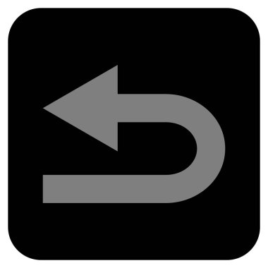 Sol düz kare vektör simge açmak