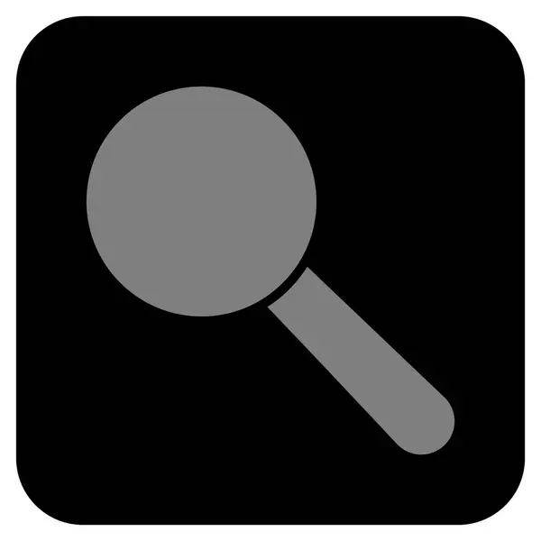 Herramienta de búsqueda Icono de vector cuadrado plano — Archivo Imágenes Vectoriales
