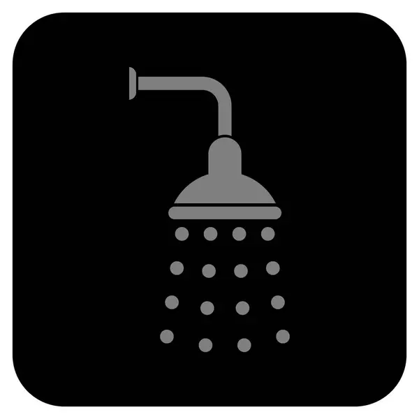 Ikon Vektor kuadrat Shower - Stok Vektor