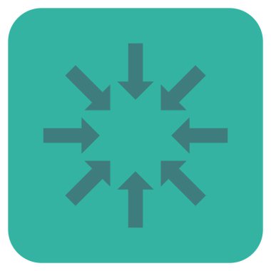 Oklar düz kare vektör simge Daralt